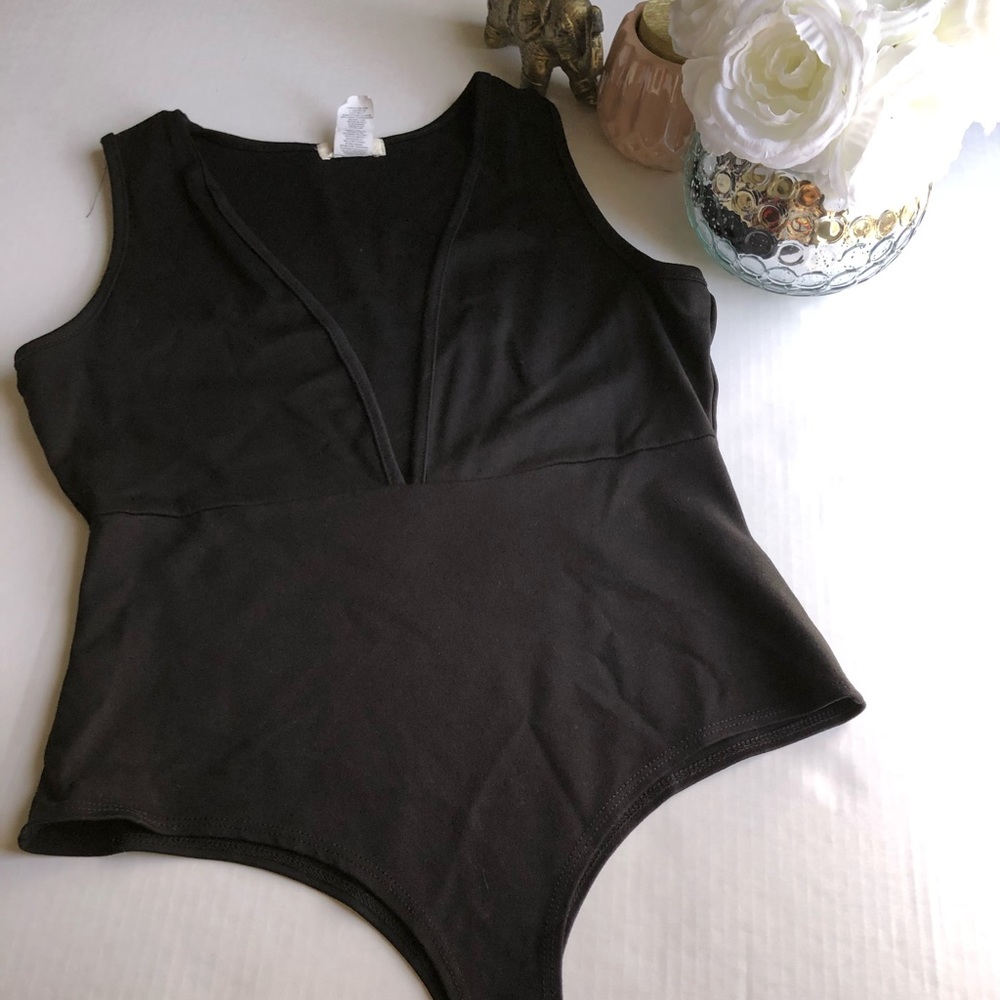 Tank body suit color Black size L